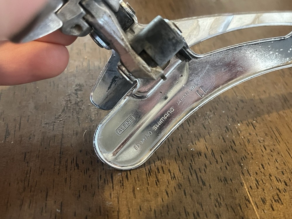 Shimano Alpine Deore XT FD-M730 Missing Limit Plate And Screws