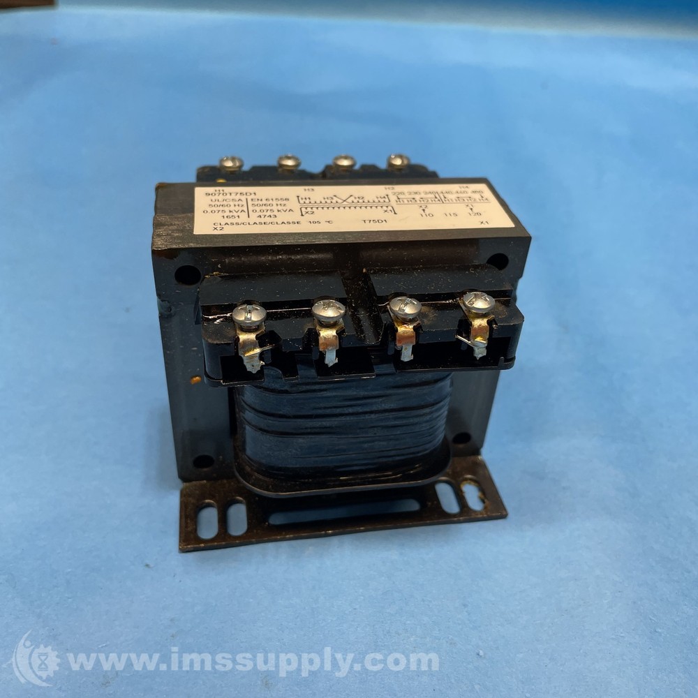 Square D 9070T75D1 Control Transformer FNOB