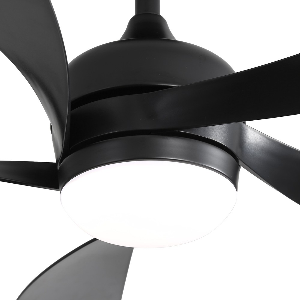 Smart 52in LED Ceiling Fan & Dimmable LED/6-Speed Phone/Voice/Google/APP Control