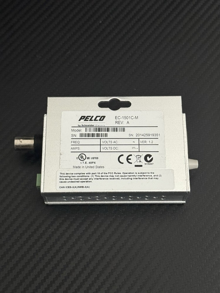 Pelco EC-1501C-M Ethernet Connect Local/Remote Single Port Extender