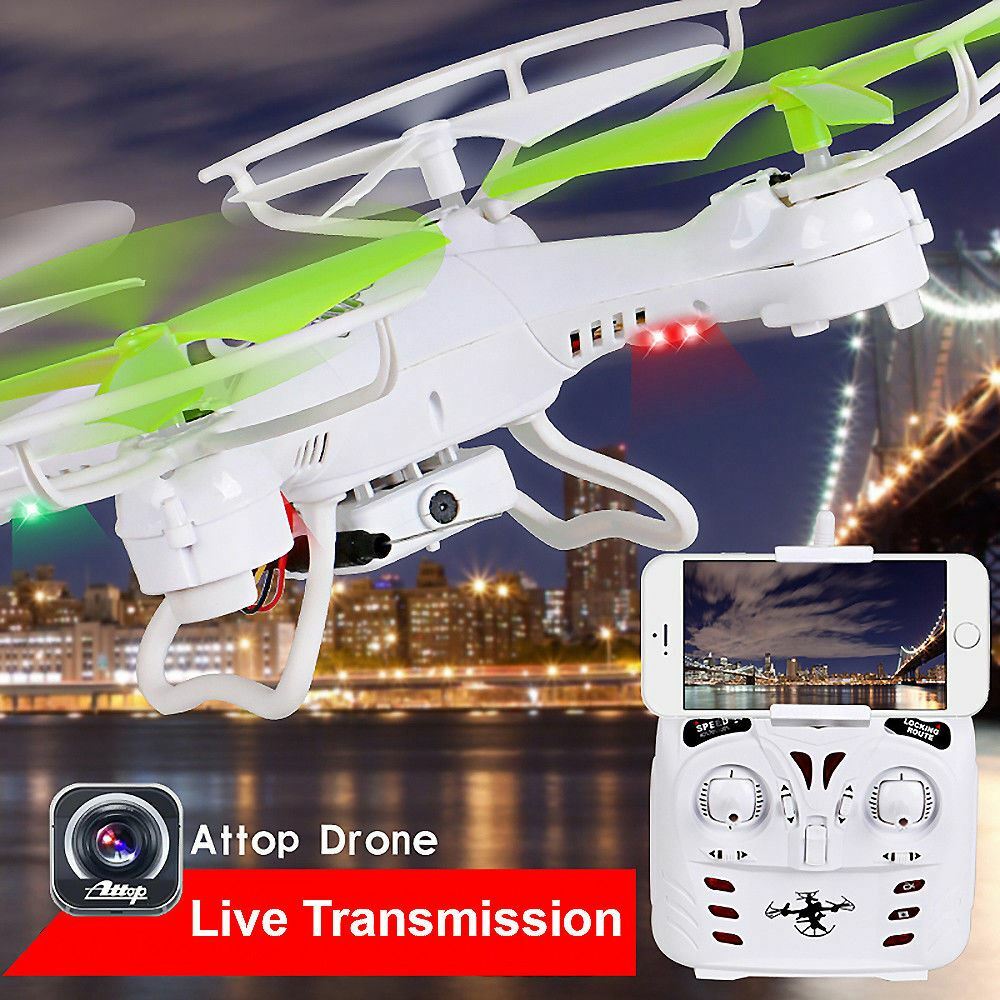 4CH 6-Axis FPV RC Drone Quadcopter Wifi Camera Real Time Video 2 Control Modes