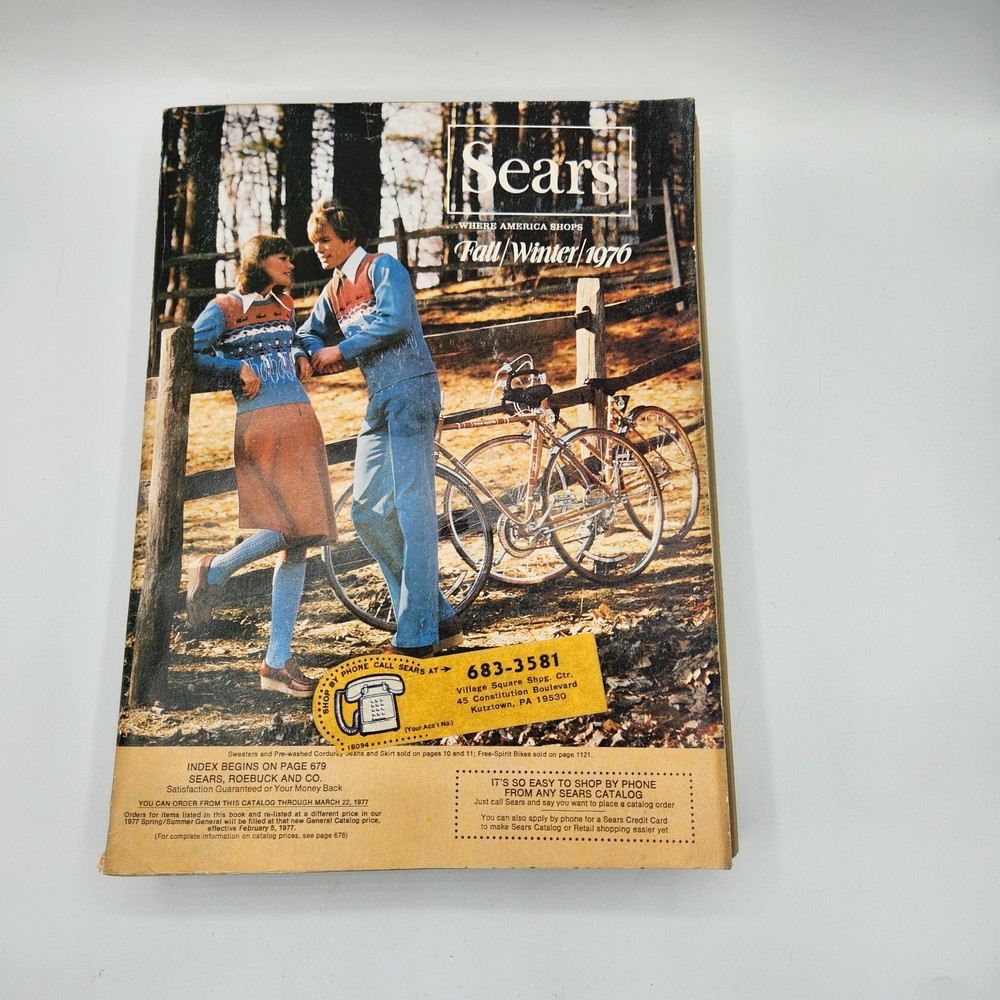 Vintage 1976 Sears Fall & Winter Catalog
