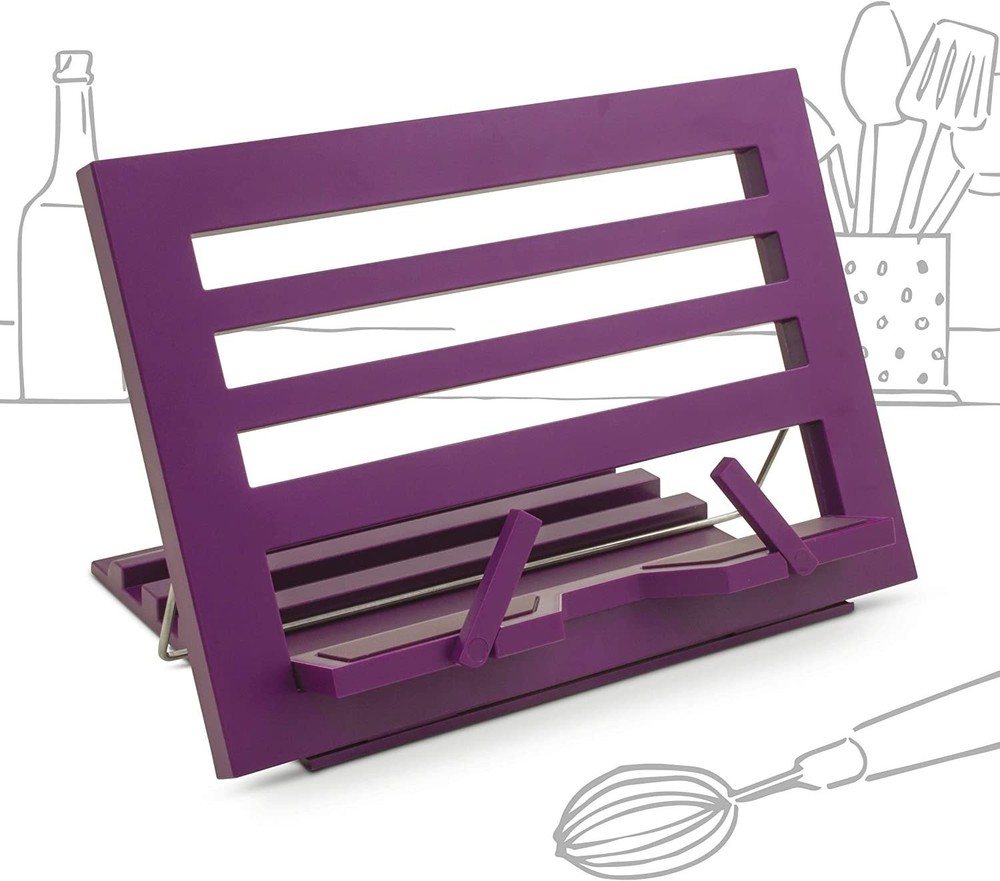 The Brilliant Reading Rest Book Tablet Holder Display Stand Purple