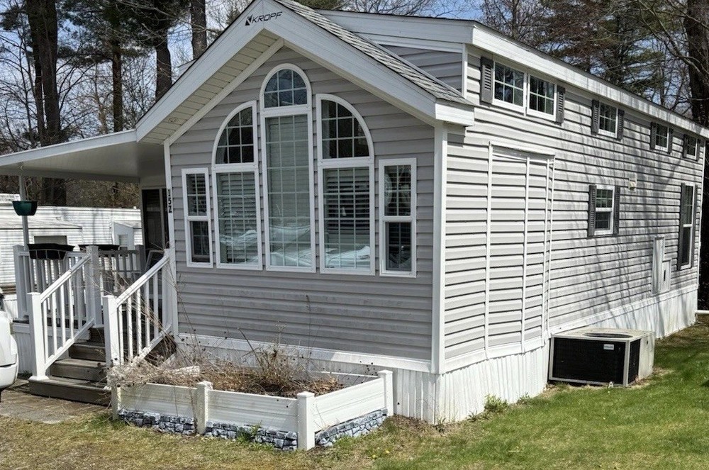 Park Model RV Mobile Home and Porch