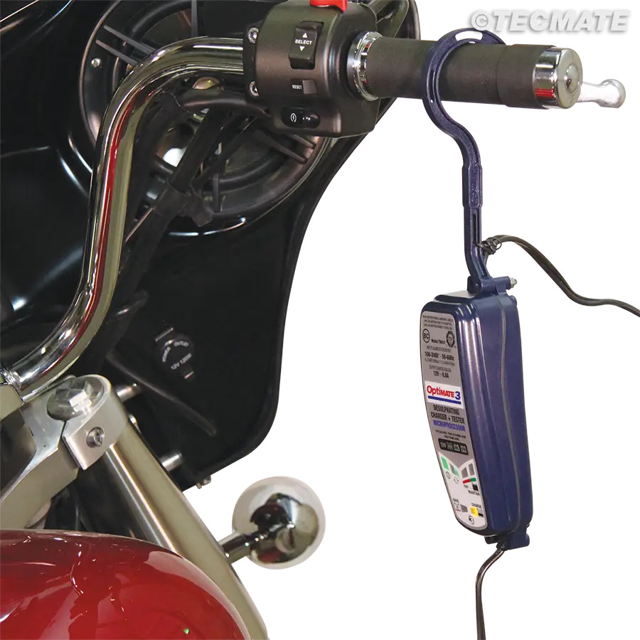 OptiMate Motorcycle Battery Charger Hook Mount