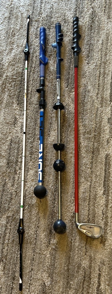 David Ledbetter Swing Setter + Sure Set + RvRH Golf Training Aid Set Please Read