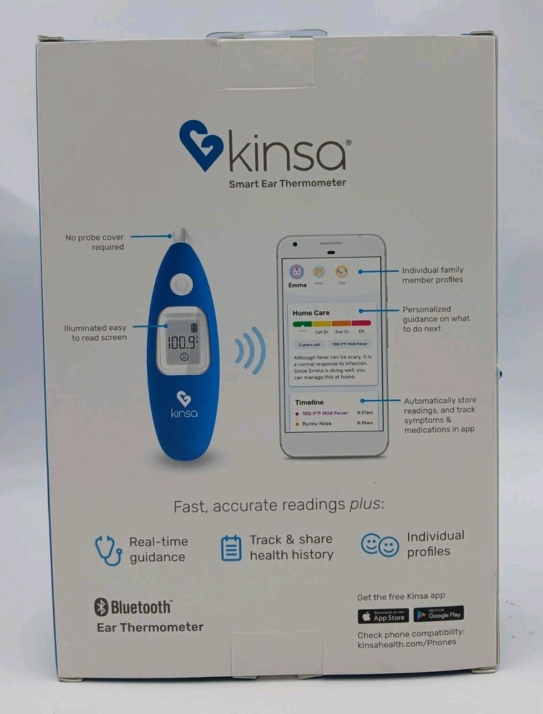 Kinsa KET-005 Smart Ear Bluetooth Thermometer