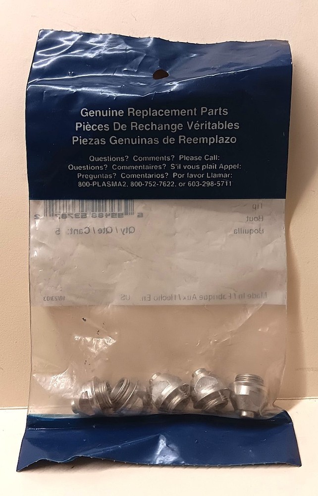 NOS - Original Thermal Dynamics Plasma Torch Electrode Tip 9-5631 Quantity 5