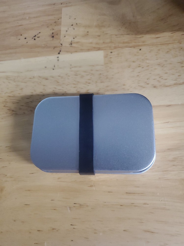 Pocket fire kit in a altoids style tin
