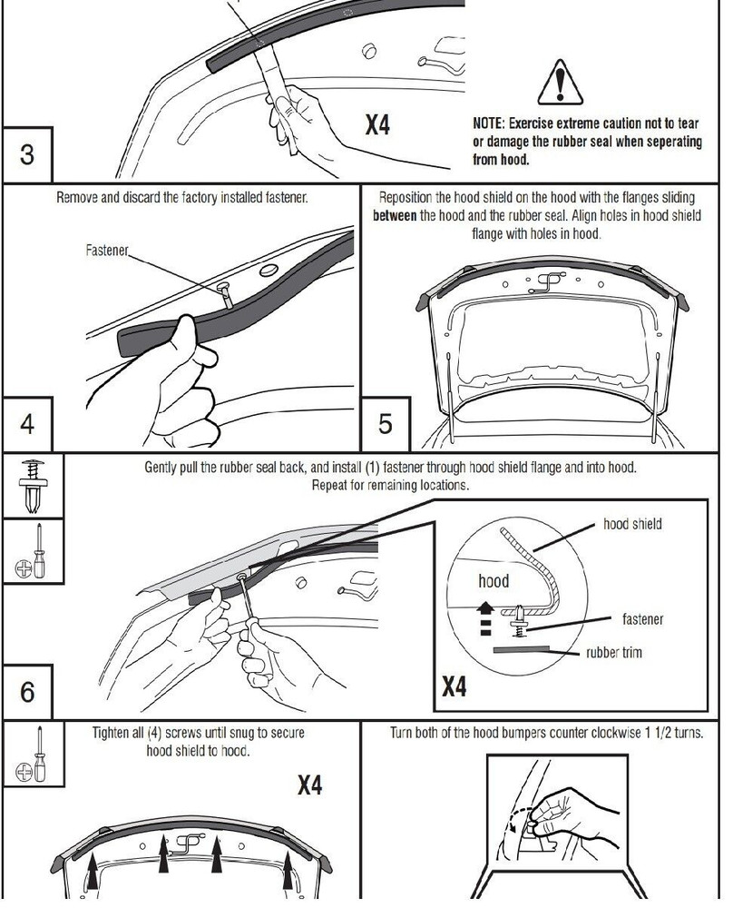 BugFlector II Smoke Bolt-On Bug Shield Protector for 2022-2026 Ford Maverick