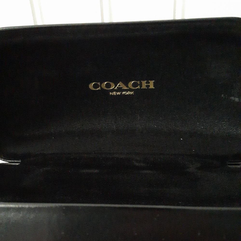 Coach Glasses Hard Case With Cleaning Cloth