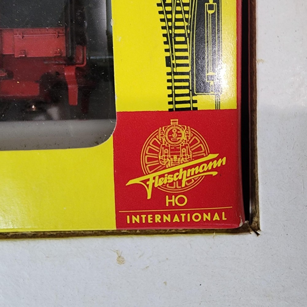 Vntg Fleischmann HO Electric Model Train Set Germany w/ Box & Transformer Tested