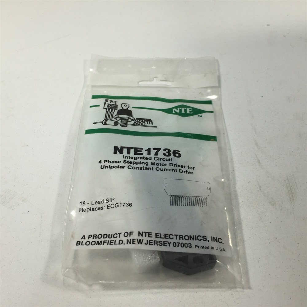 (1) NTE NTE1736 Integrated Circuit Module, 4−Phase Stepping Motor Driver