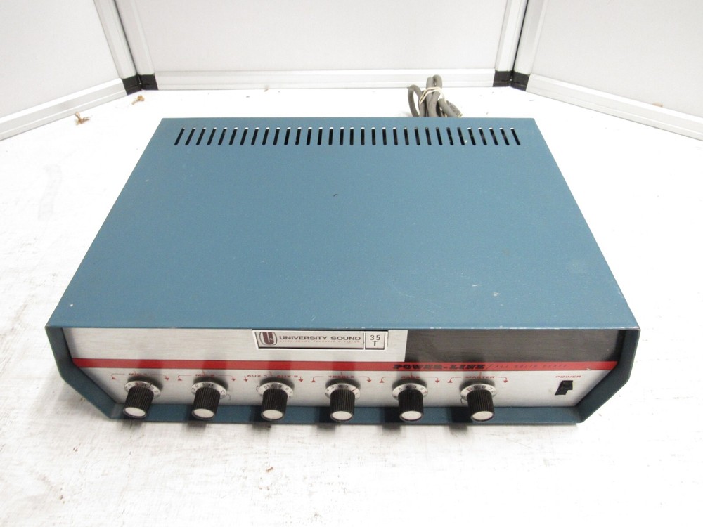 Altec Lansing University Sound 35T Power-Line Solid State Amplifier Untested