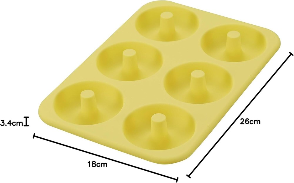 Kai Brand KAI Donut Shape Kai House Select Silicone 6 Pieces Basic DL6244