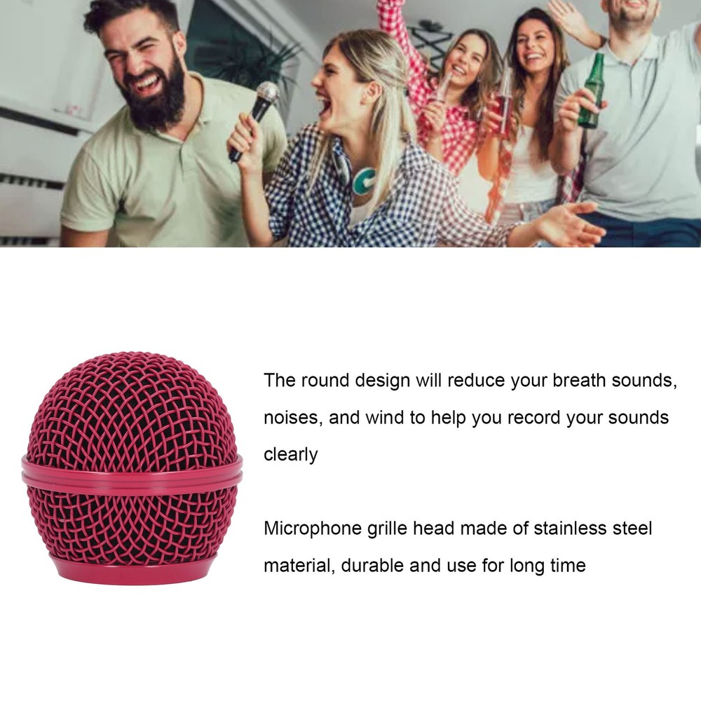Replacement Microphone Grille Ball Built To Last SM58S Mic Head