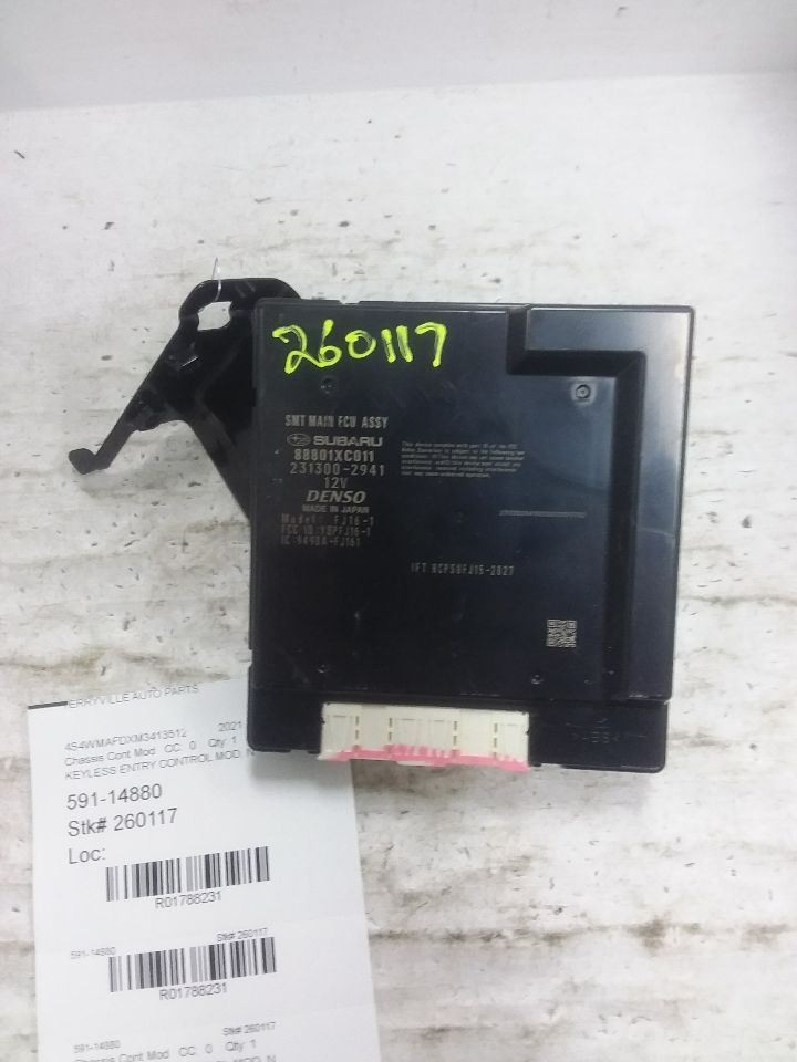 Theft Locking Keyless Access Control Unit Module Fits 19-22 ASCENT 88801XC011
