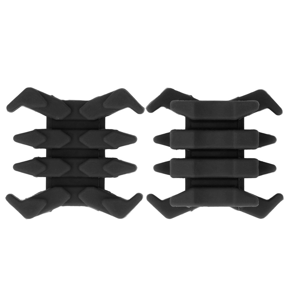 1 Pair Black Crab Shaped Rubber Archery Bow Limbs Vibration Damper Stabilizer