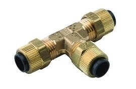 DCI 1/4" x 3/8" x 3/8" Poly Tee