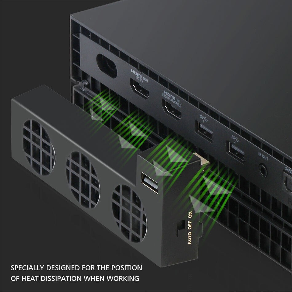 Main engine Rear temperature controlled fan For XBOX ONE X Console Accessories #