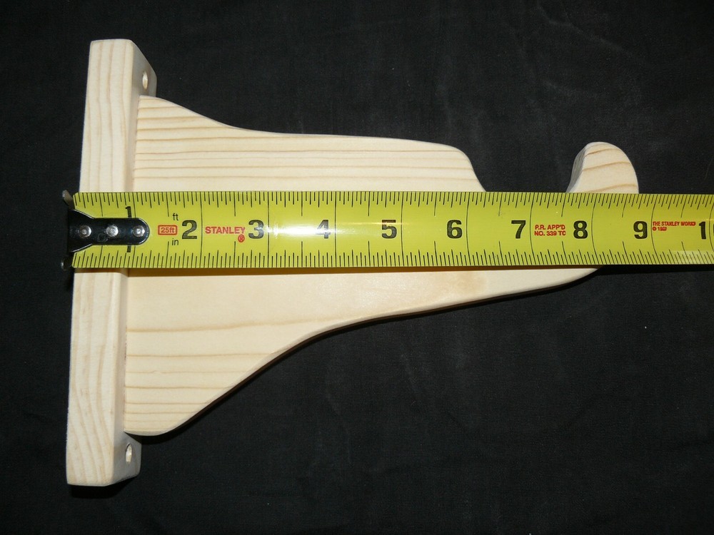 Extended Wood Curtain Rod Brackets