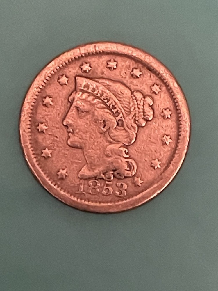 🔥1853🔥Large Liberty Head cent
