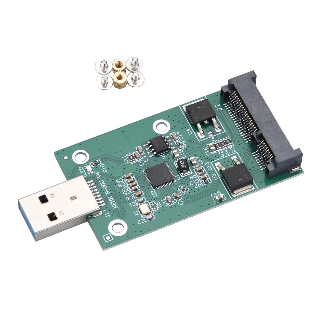 Plug & Play mSATA SSD to USB 3.0 Interface Convertor Adapter Card PCB Board C
