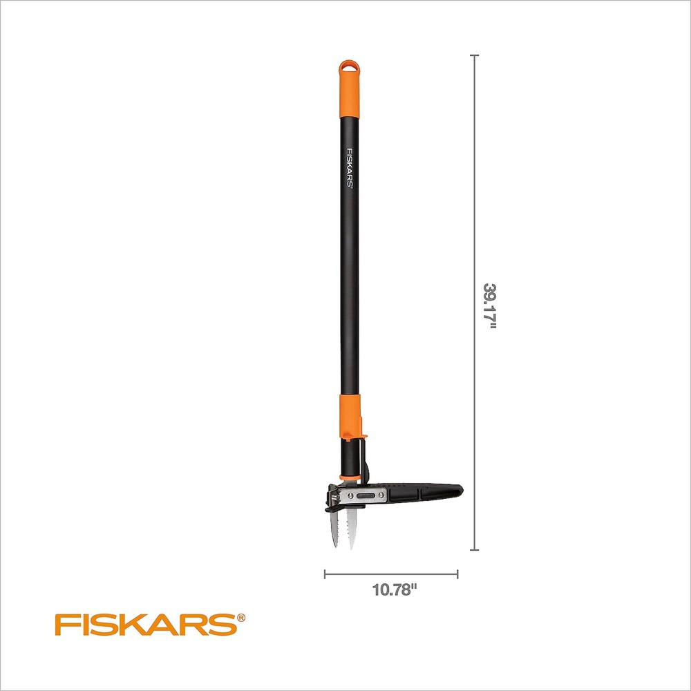 Stand Up Weed Puller Tool 3-Claw Steel Head Easy Eject Ergonomic Handle 39in