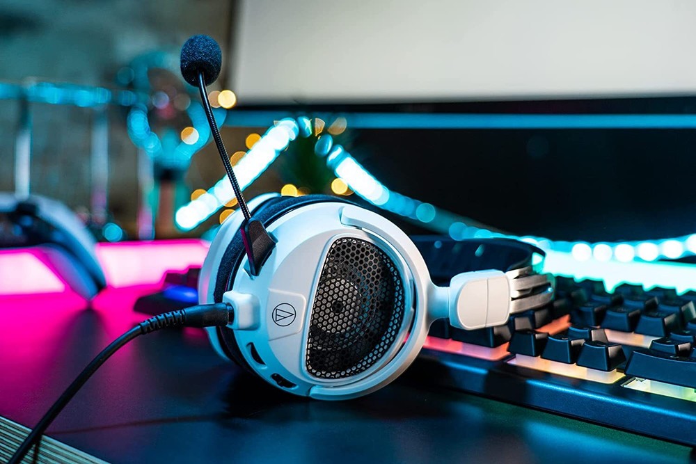 Audio-Technica Open-Back Wired Gaming Headset - White