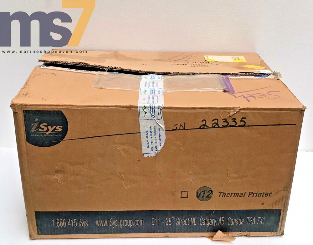 ISYS V12D THERMAL PLOTTER/ PRINTER 12" PLOTTER CARRIAGE WIDTH 100-220V