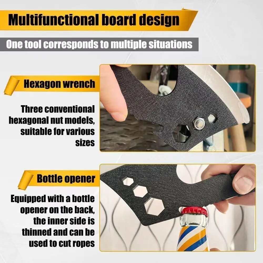 Small Tomahawk Mini Hatchet Lightweight Axe Emergency Survival Multi Function