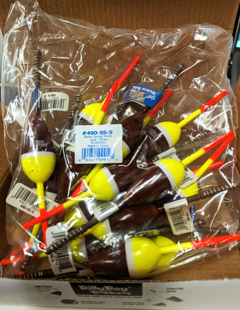 Betts Balsa Spring Sticks   Oval 1" Stain    #490-SS-S      18pc