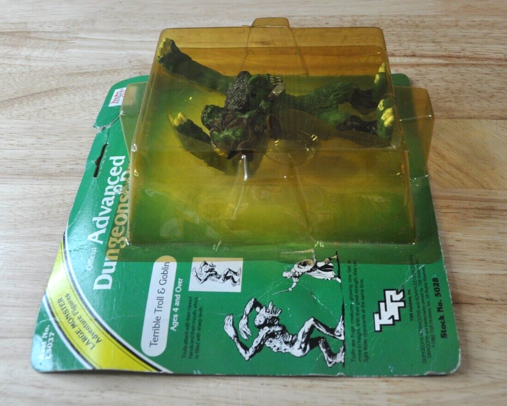 Advanced Dungeons & Dragons Terrible Troll & Goblin Figures-TSR