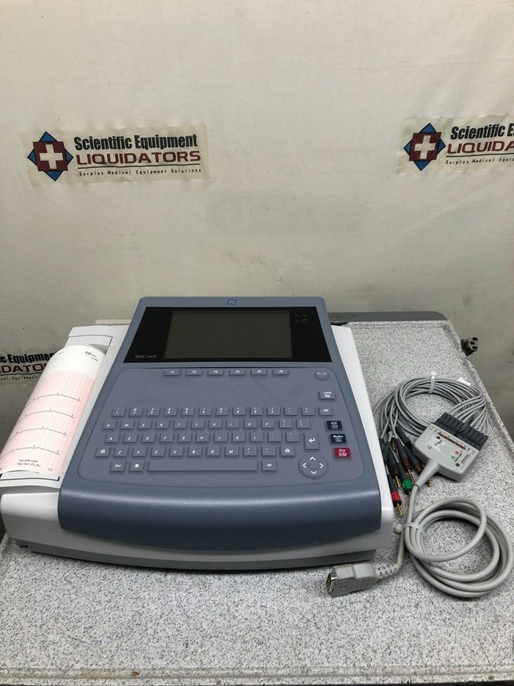 GE MAC 1600 Resting ECG Analysis Machine