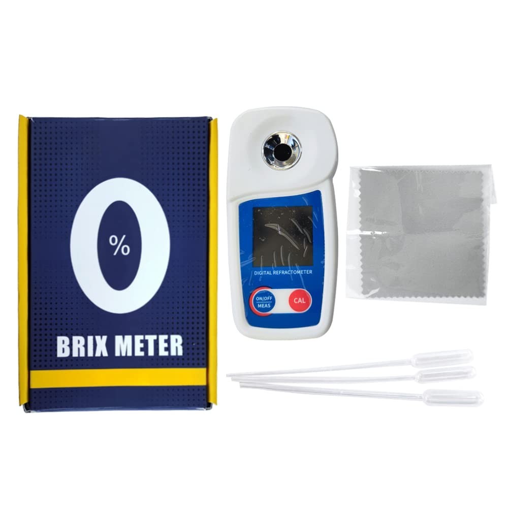 Digital Brix Refractometer brix Meter Refractometer Automatic Temperature Com...