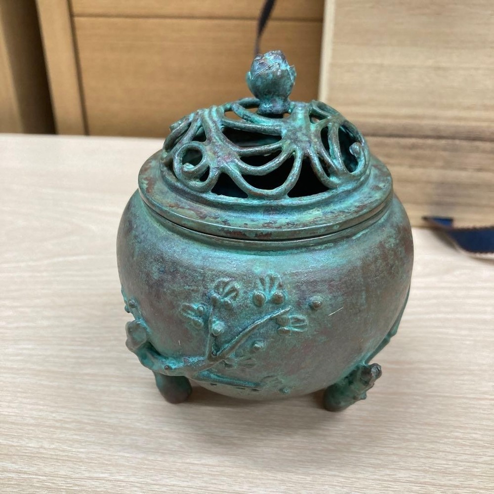 Tkok Copperware Incense Burner, Cast Copper, High-quality, Unused