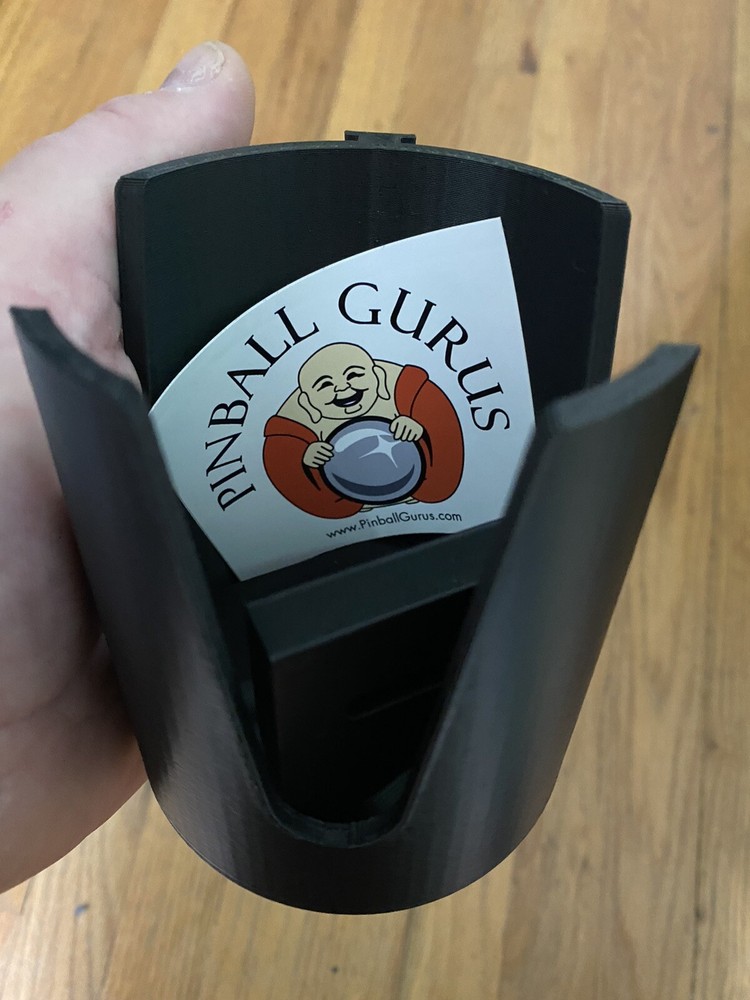 Universal Pinball Machine Drink, Cup, Pop, Soda, Beverage Holder BLACK