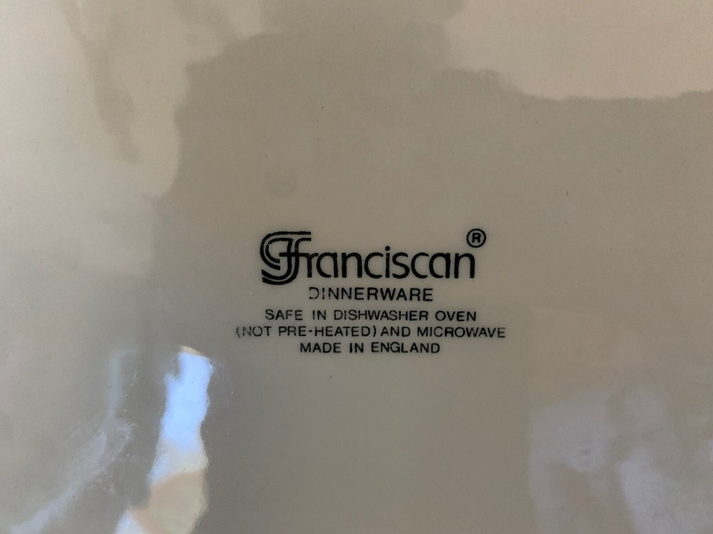 Franciscan Ware Serving Platter Apple Pattern Vintage Made in England 1995