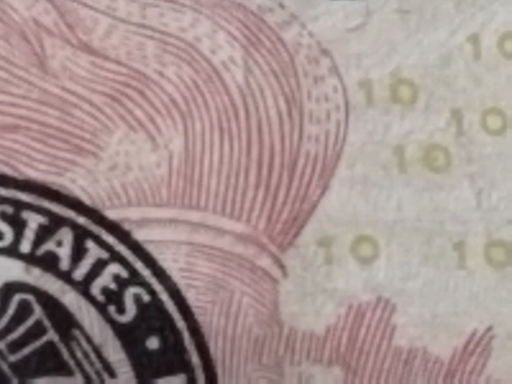 $10 2017A ERROR Over Inked BOTH Serial Numbers & Ink Transfer Reverse (Lot4055)