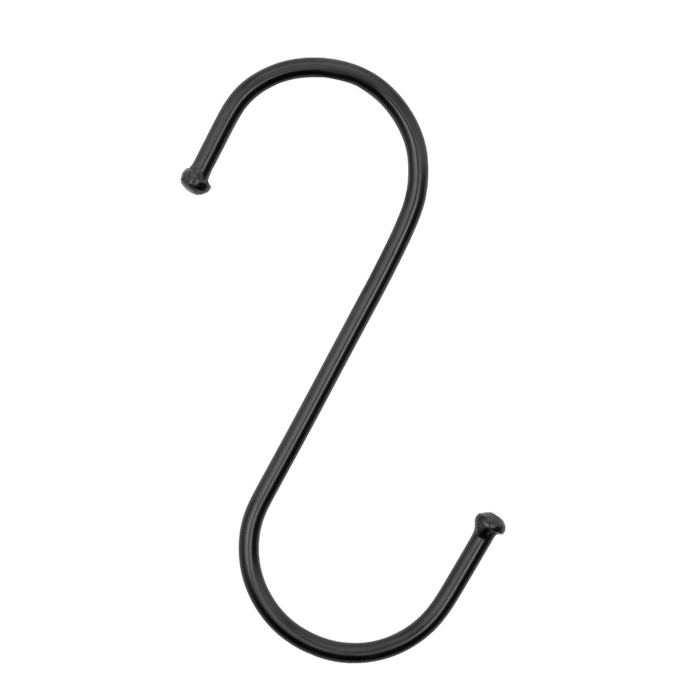 Modern Hanging Pot Holder Pan Hanger Kitchen Ceiling Rack with 12 Hooks Black