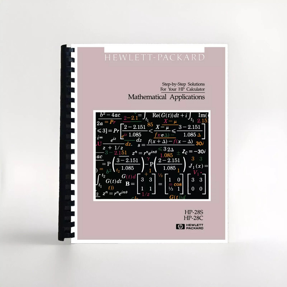 Manual for HP 28C | HP 28S calculator, Step-by-Step Solutions: