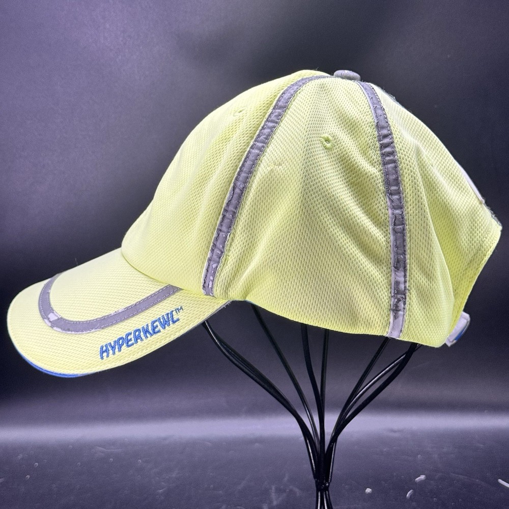 HyperKewl Evaporative Cooling Hi Viz Baseball Hat Strapback Running Jogging