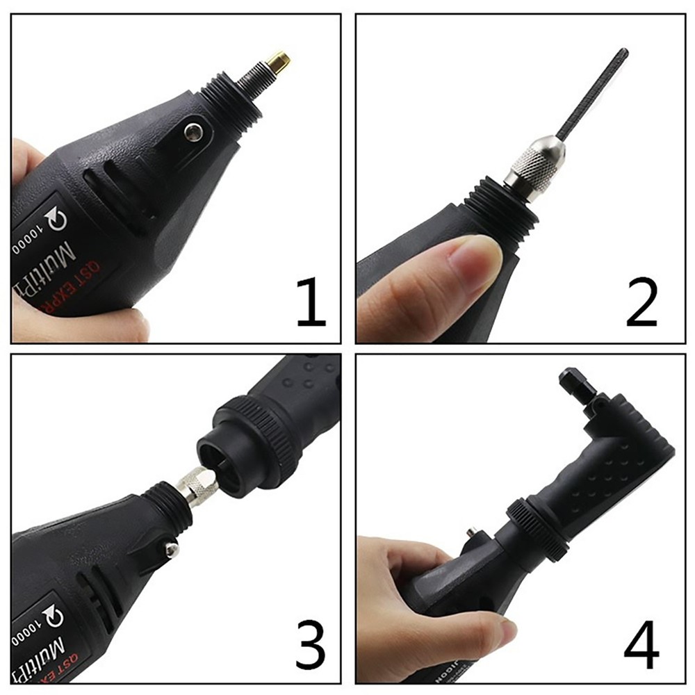 Durable Right Angle Converter Adapter Kit Rotary Tool Attachment For Dremel