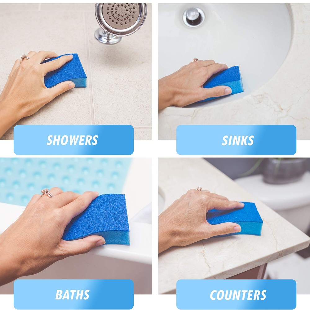 Elitra Essentials Scrubber Sponge, Non-Scratch Hydrophilic Foam Technology - ...