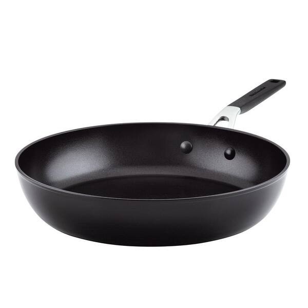 Nonstick Frying Pan Skillet Deep Round Black Cookware