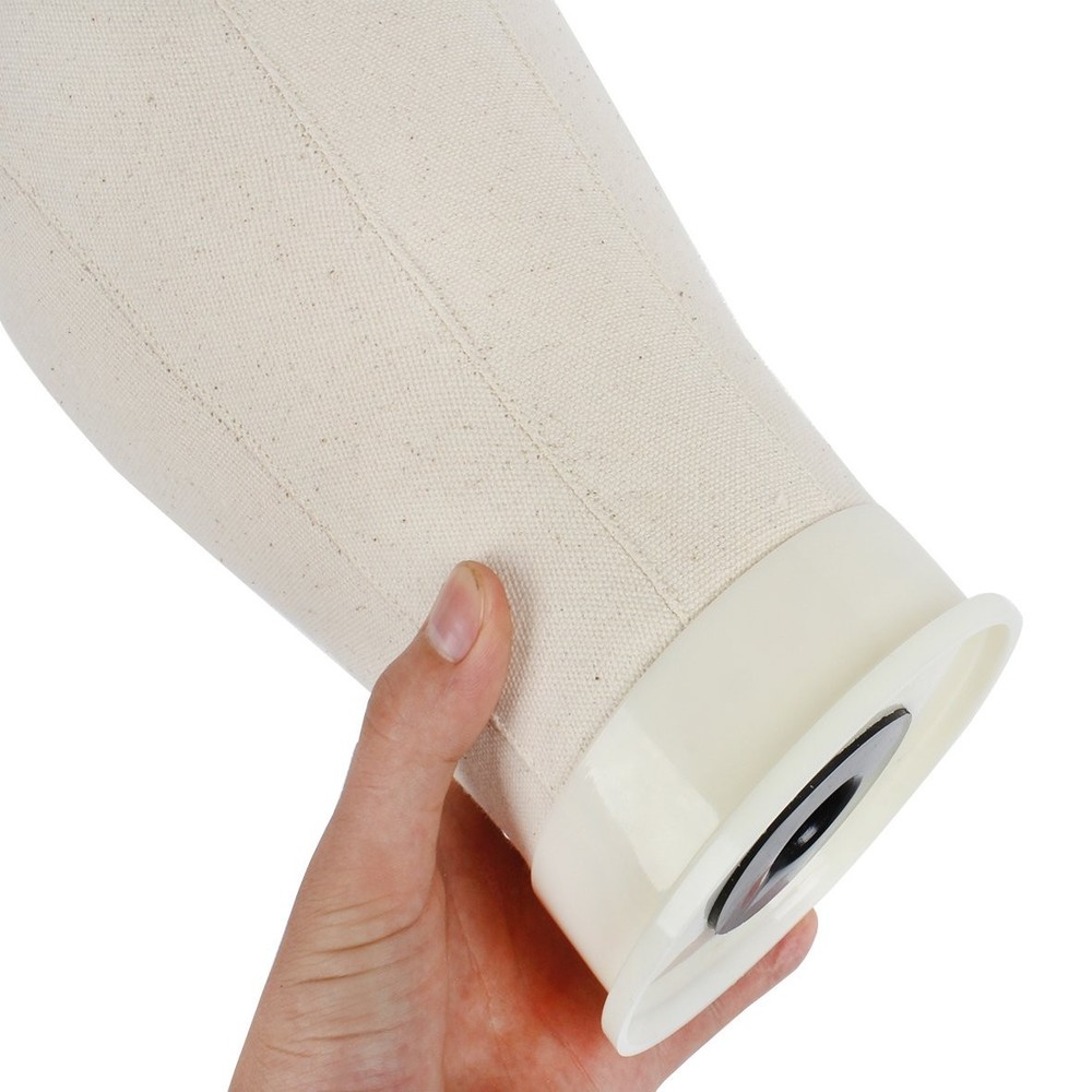 Durable 22 Inch Poly Canvas Block Head for Wig Making & Styling with Stand