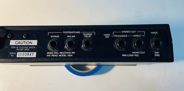 Rockman Stereo Chorus/Delay 100A Micro Rack module 1986 VGC Tested. Nice!