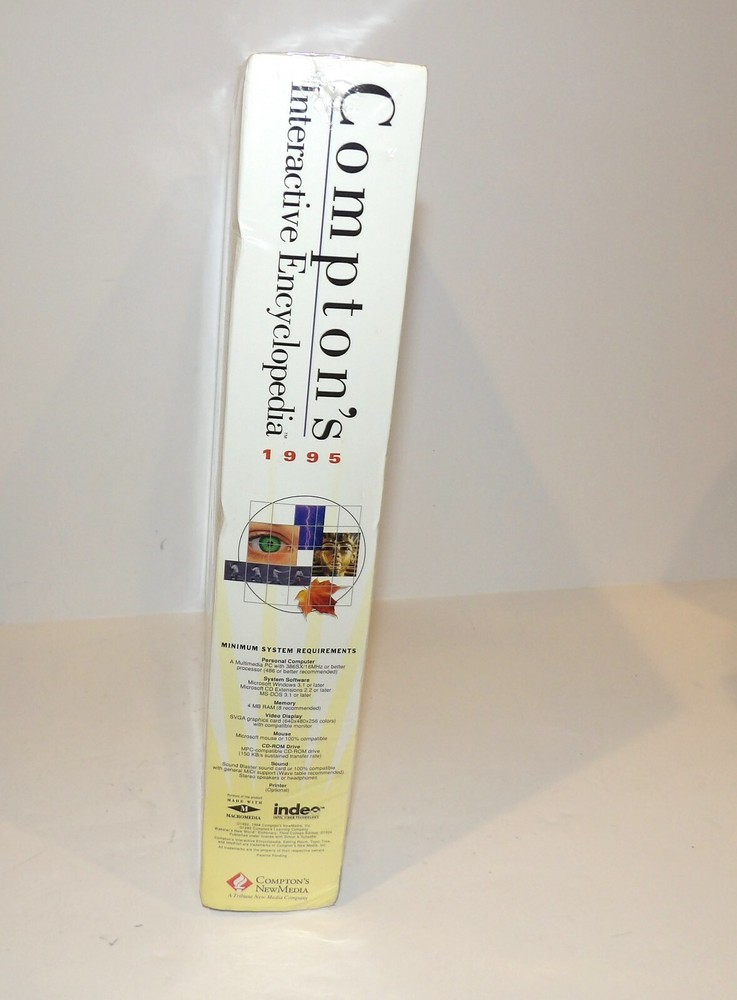 Compton's Interactive Encyclopedia 1995 Windows Edition in Sealed Box