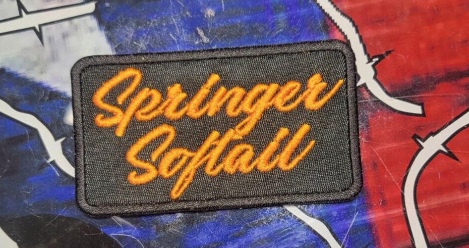 EMBROIDERED SPRINGER SOFTAIL PATCH (Please Read Ad)