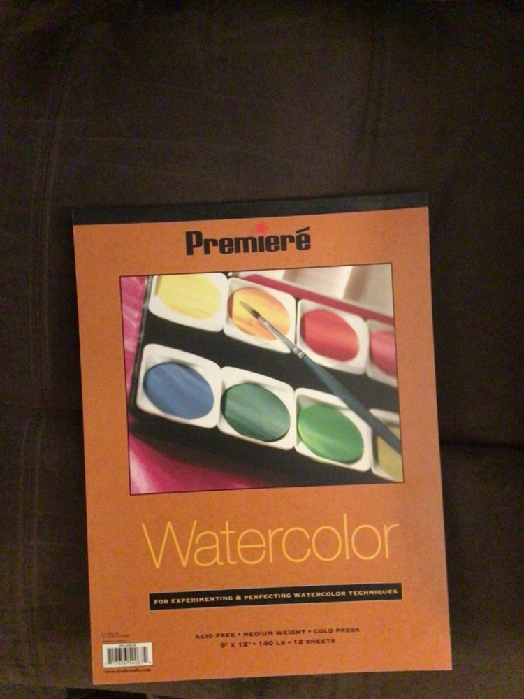 Premiere 12 Sheet Medium Weight Watercolor Artist's Pad